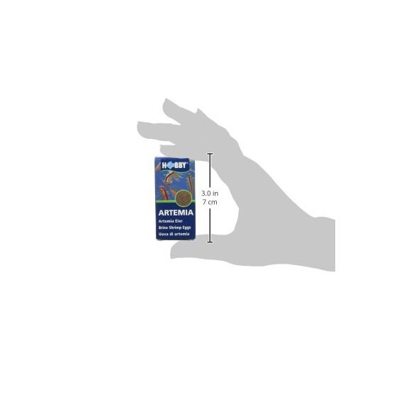 HOBBY Aquaristik Artemia Eier I 20 ml I Lebendfutter für Aquarienfische I Artemien-Eier zur Zucht von Artemia-Nauplien I Frische Artemia für nährstoffreiche und gesunde Ernährung I Artemiazysten