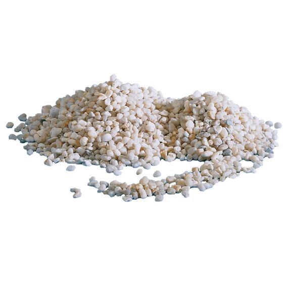 Amtra Ghiaia Noa - Natürlicher Aquarienkies, dekorativer Boden, grobkörnige weiße Körner Größe 2-5 mm, Größe 5 kg