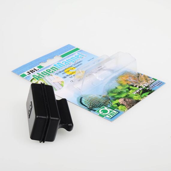 JBL Scheiben-Reinigungsmagnet 61291, Für Aquarienscheiben, Algenmagnet, S