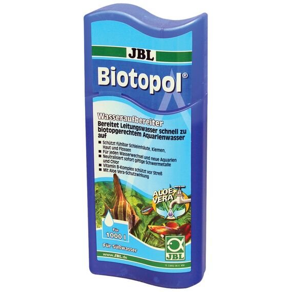 JBL Biotopol 23002, Wasseraufbereiter für SüßwasserAquarien, 250 ml