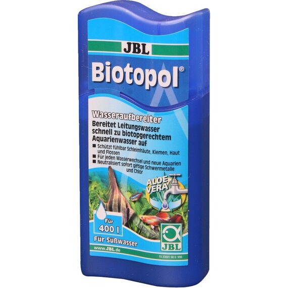 JBL Biotopol Wasseraufbereiter für Süßwasser Aquarien, 100 ml