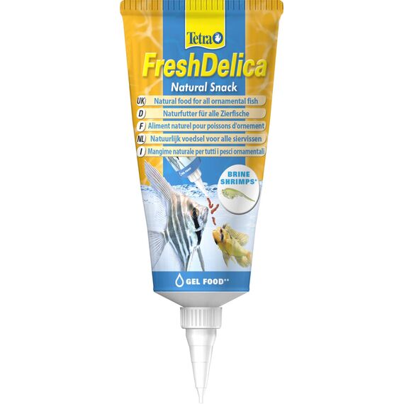 Tetra Freshdelica Salzgarnelen Aquariophilia Futter, XL-Granules 10 L, 80 g (2er Pack)