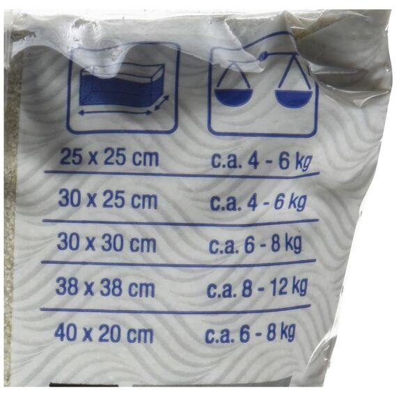 Croci Amtra White Quartz - Feiner weißer Quarz-Aquariensand, für Süß- oder Salzwasser, Körnung 0,1-0,7 mm, Menge 2 kg (Packung mit 2)