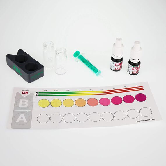 JBL Wassertest-Set, Für Süß-/Meerwasser-Aquarien und Teiche, ProAquaTest NO2 Nitrit