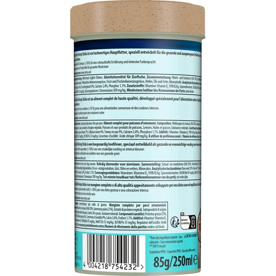 Tetra Cichlid Shrimp Sticks - ausgewogenes und vollwertiges Fischfutter für alle fleischfressenden Cichliden, mit hohem Shrimpanteil, 250 ml Dose
