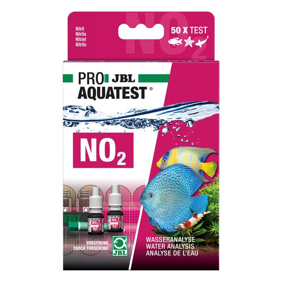 JBL Wassertest-Set, Für Süß-/Meerwasser-Aquarien und Teiche, ProAquaTest NO2 Nitrit