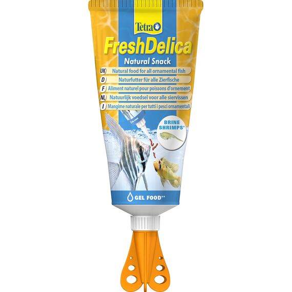 Tetra Freshdelica Salzgarnelen Aquariophilia Futter, XL-Granules 10 L, 80 g (2er Pack)