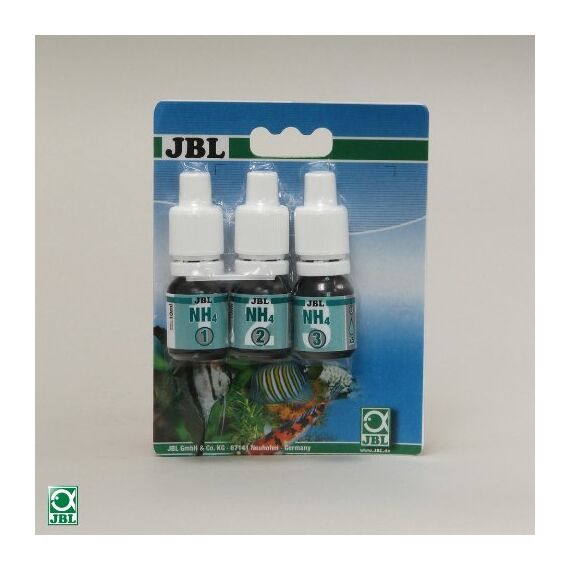 JBL Schnelltest zur Bestimmung des Ammonium-/Ammoniakgehalts , Ammonium Test NH4, 25365