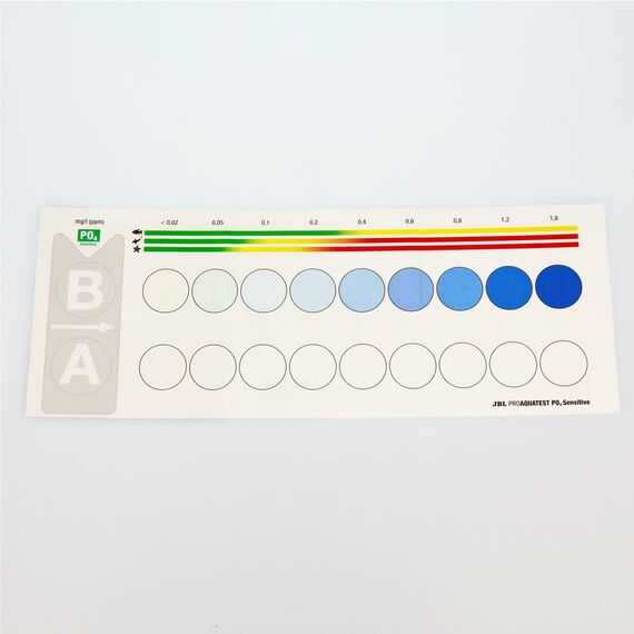 JBL ProAquaTest PO4 Phosphat Sensitiv, Wassertest-Set, Für Süß-/Meerwasser-Aquarien und Teiche