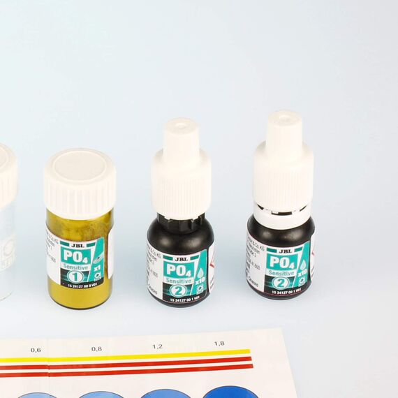 JBL Wassertest-Nachfüller, Für Süß-/Meerwasser-Aquarien und Teiche, ProAquaTest PO4 Phosphat Sensitiv Refill, 3 Stück