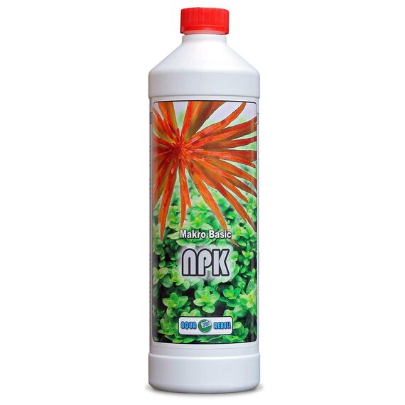 Aqua Rebell ® Makro Basic NPK Dünger - 1 Literflasche - optimale Versorgung für Ihre Aquarium Wasserpflanzen - Aquarium Dünger speziell für Wasserpflanzen entworfen