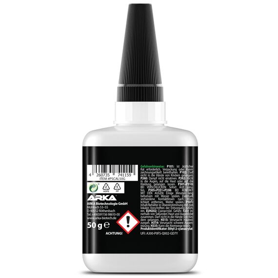Flüssiger Pflanzenkleber Aquarium 50 g – für Moos, Pflanzen, Wurzeln & feine Spalten – starke Kapillarwirkung, präzise Dosierung und sichere Haftung im Aquascaping – ARKA Plantscaper