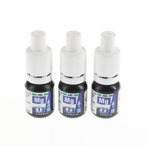 JBL Wassertest-Nachfüller, Für Meerwasser-Aquarien, ProAquaTest Mg Magnesium Refill, 3 Stück