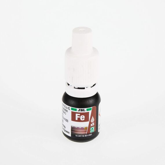 JBL Wassertest-Nachfüller, Für Süß-/Meerwasser-Aquarien und Teiche, ProAquaTest Fe Eisen Refill, 1 Stück