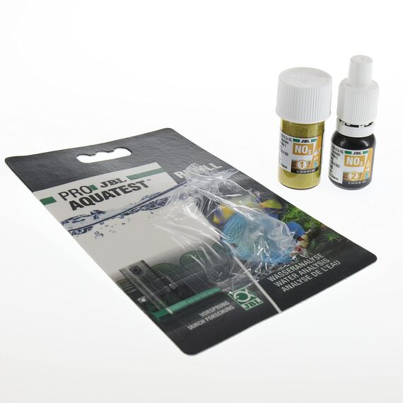 JBL Wassertest-Nachfüller, Für Süß-/Meerwasser-Aquarien und Teiche, ProAquaTest NO3 Nitrat Refill, 2 Stück