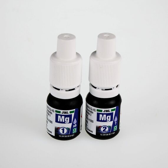: JBL Wassertest-Set, Für Meerwasser-Aquarien, ProAquaTest Mg-Ca Magnesium-Calcium, 6x10ml, 1x2g (1er Pack)