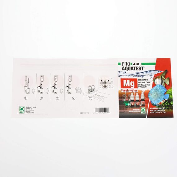 JBL Wassertest-Set, Für Süßwasser-Aquarien, ProAquaTest Mg Magnesium Fresh Water