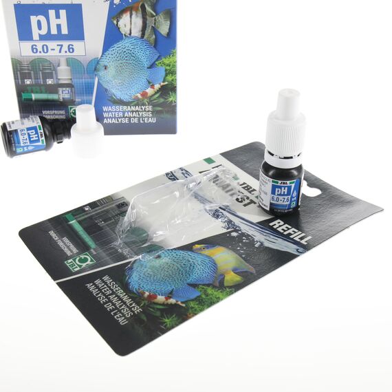 JBL Wassertest-Nachfüller, Für Süßwasser-Aquarien, ProAquaTest pH 6.0-7.6 Refill, 1 Stück