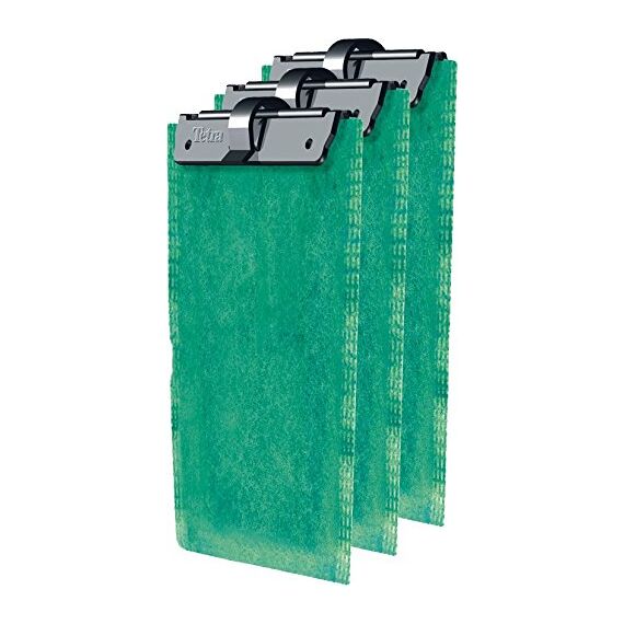 Tetra EasyCrystal Filter Pack C250/300 Filtermaterial mit Aktiv-Kohle, Filterpads für EasyCrystal Innenfilter, geeignet für Aquarien von 15-60 Liter, 3 Stück, grün (Packung mit 2)