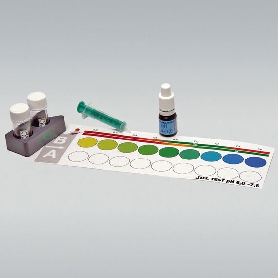 JBL Schnelltest zur Bestimmung des Säuregehalts in Süßwasser Aquarien, pH Test 6,0-7,6, 25346