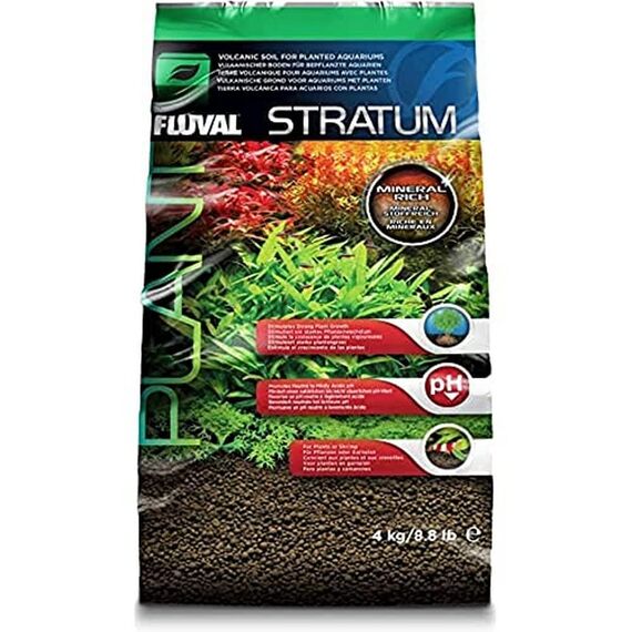Fluval Plant & Shrimp Stratum Aquarium Pflanzsubstrat, 4 kg