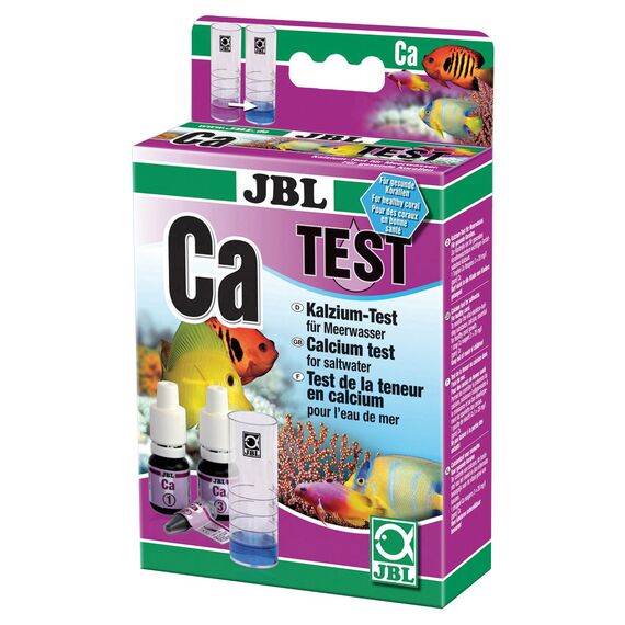 JBL Schnelltest zur Bestimmung des Kalziumgehalts in Meerwasser Aquarien, Calcium Test, 25400