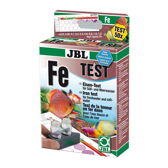 JBL Schnelltest zur Bestimmung des Eisengehalts , Eisen Test Fe, 25390