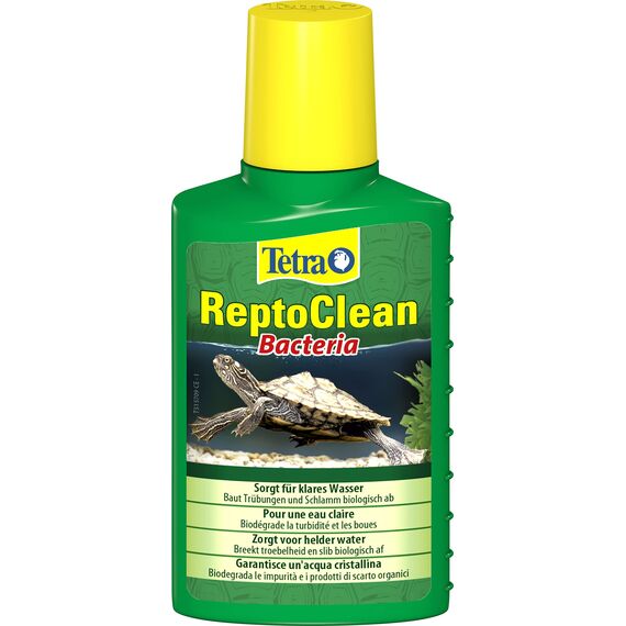 Tetra ReptoClean Wasseraufbereiter - sorgt für sauberes und gesundes Wasser in Aquaterrarien, 100 ml Flasche