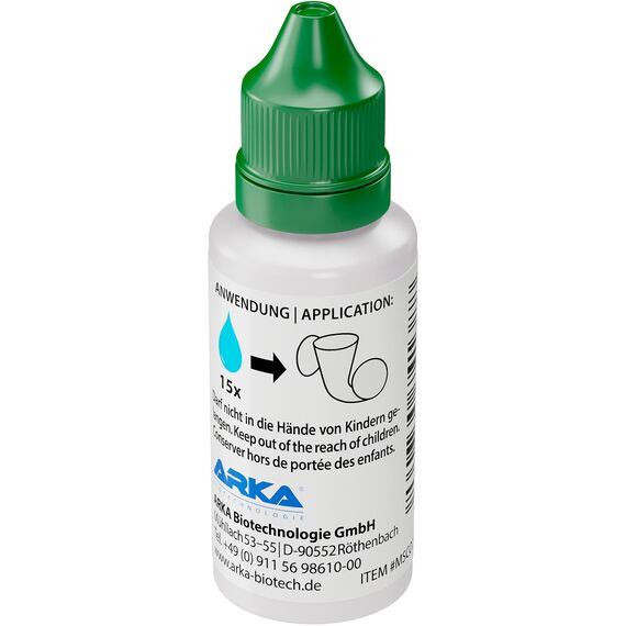 CO2 Dauertest Aquarium – Glas Dropchecker inkl. 15 ml Indikatorlösung – präzise CO2 Überwachung mit Farbanzeige für Aquascaping & Pflanzenaquarien – ARKA mySCAPE