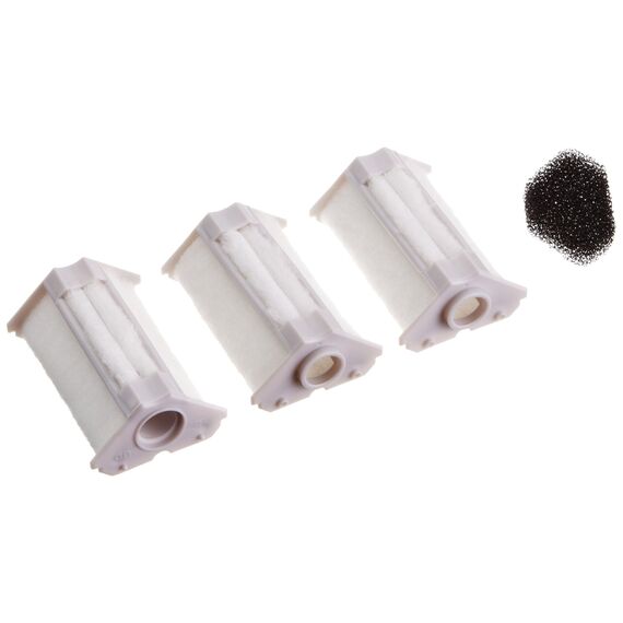 Dennerle Corner Filter Element 40/60, 3er Pack - 3x Filterelement inkl. 1 Filterschwamm - Ersatzkartusche für Eckfilter