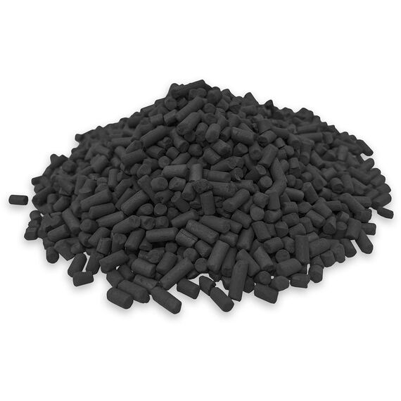 Wessper 1 Liter Aktivkohle Pellets 3 mm mit Hoher Adsorptionsfähigkeit | Kohle für die Filterung in Aquarien oder Teichfiltern | Hochreines Granulat für Luftreinigung, zur Wasseraufbereitung