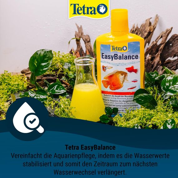 Tetra EasyBalance - Langzeitpflege für biologisch gesundes Aquariumwasser und eine reduzierte Anzahl der Wasserwechsel, 500 ml Flasche