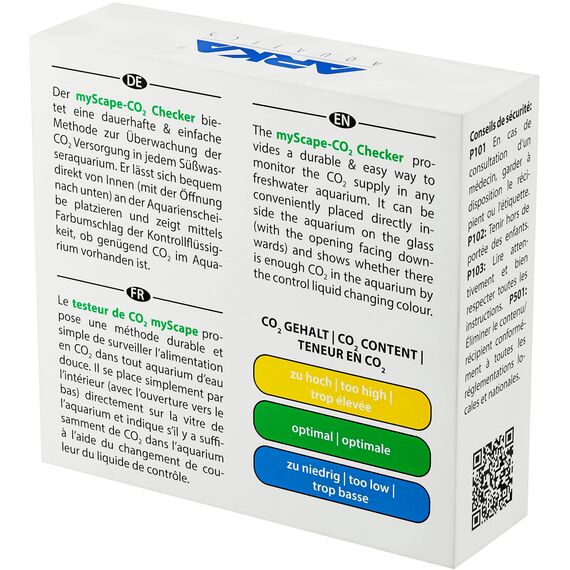 CO2 Dauertest Aquarium – Glas Dropchecker inkl. 15 ml Indikatorlösung – präzise CO2 Überwachung mit Farbanzeige für Aquascaping & Pflanzenaquarien – ARKA mySCAPE