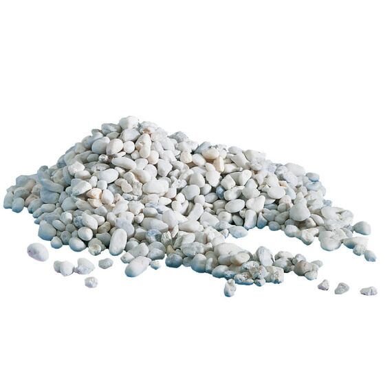 Amtra Gravel - Natürlicher Aquarienkies, dekorative Erde, grobe weiße Körnung, Größe 4-8 mm, Größe 1 kg