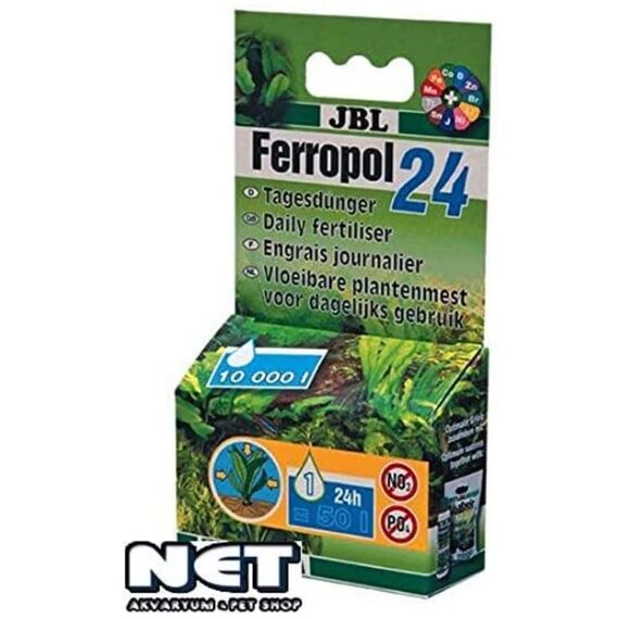 JBL Ferropol 24 20181, Tages-Pflanzendünger für Süßwasser-Aquarien, 50 ml