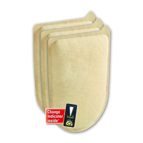 Tetra EasyCrystal Filter Pack 600 Filterpads, Filtermaterial für EasyCrystal Innenfilter, integrierter Timestrip zeigt Wechsel an, geeignet für Aquarien von 50-150 Liter, 3 Stück (Packung mit 2)