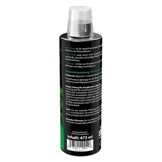 Aquarium Pflanzen Dünger 473 ml – flüssiger Volldünger für Wasserpflanzen – mit Eisen, Vitaminen & Spurenelementen – für kräftige Wurzeln & sattgrünes Wachstum – ARKA Plants Green