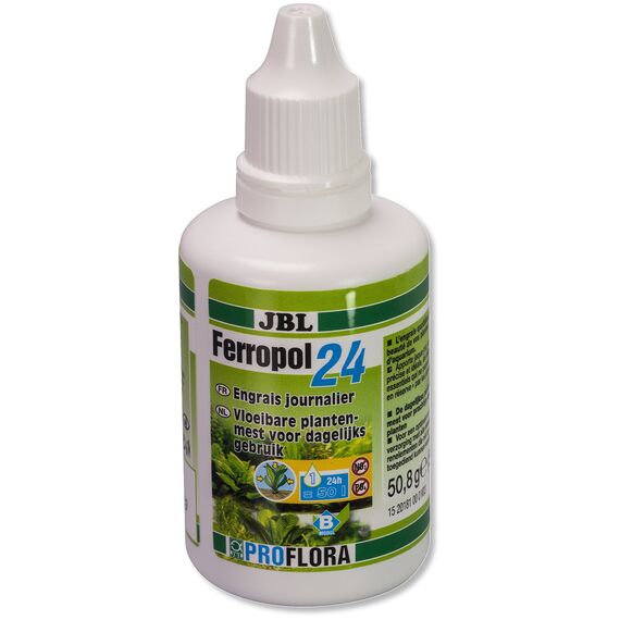 JBL Ferropol 24 20181, Tages-Pflanzendünger für Süßwasser-Aquarien, 50 ml