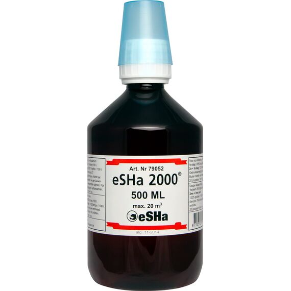 eSHa 2000 – Breitbandheilmittel gegen Verpilzungen, Flossenfäule und bakterielle Krankheiten - 500 ml