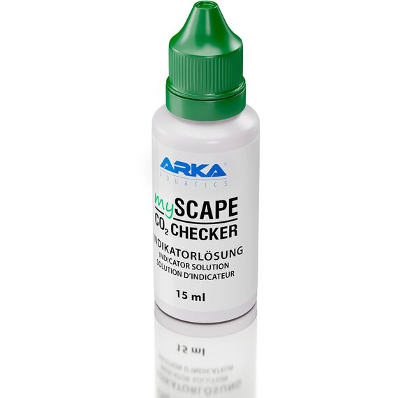 CO2 Indikatorlösung Aquarium 15 ml – Testflüssigkeit für CO2 Dauertest & Dropchecker – mit Farbumschlag für präzise CO2 Kontrolle im Pflanzenaquarium – ARKA mySCAPE