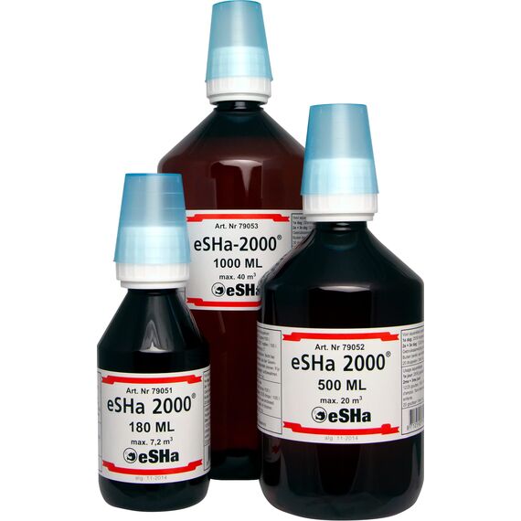 Esha 2000 – Breitbandheilmittel gegen Verpilzungen, Flossenfäule und bakterielle Krankheiten - 20 ml (Packung mit 2)