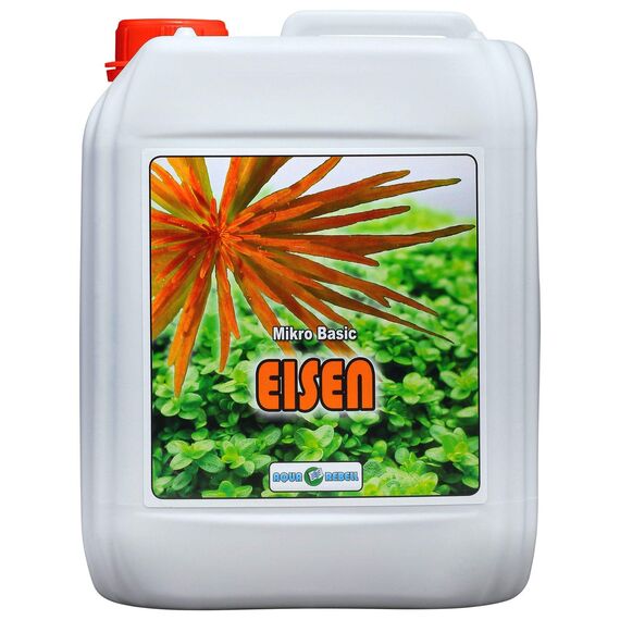 Aqua Rebell ®️ Micro Basic Eisendünger - 5 Literflasche - optimale Versorgung für Ihre Aquarium Wasserpflanzen - Aquarium Eisenvolldünger speziell für Wasserpflanzen entwickelt