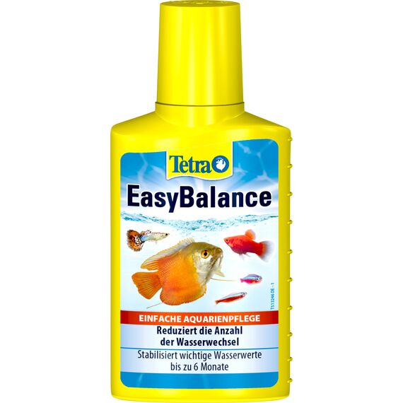 Tetra EasyBalance - Langzeitpflege für biologisch gesundes Aquariumwasser und eine reduzierte Anzahl der Wasserwechsel, 100 ml Flasche