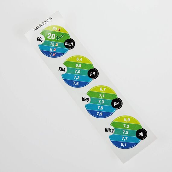 JBL Wassertest-Set, Für Süßwasser-Aquarien, ProAquaTest CO2-pH Permanent, 2 Stück (1er Pack)