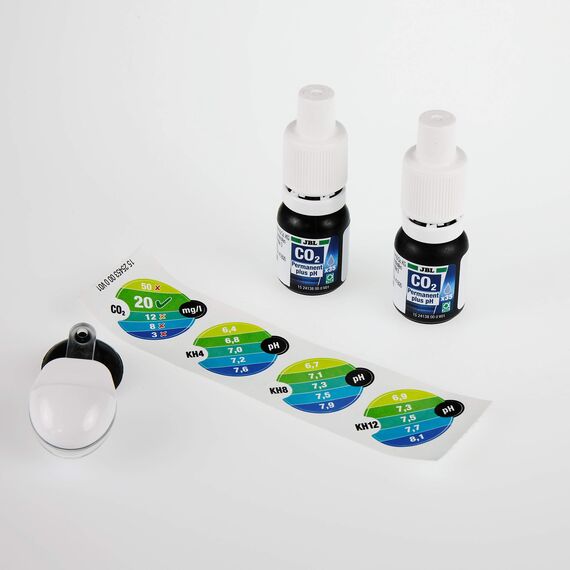 JBL Wassertest-Set, Für Süßwasser-Aquarien, ProAquaTest CO2-pH Permanent, 2 Stück (1er Pack)