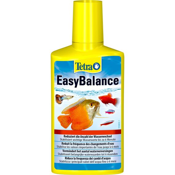 Tetra EasyBalance - Langzeitpflege für biologisch gesundes Aquariumwasser und eine reduzierte Anzahl der Wasserwechsel, 250 ml Flasche