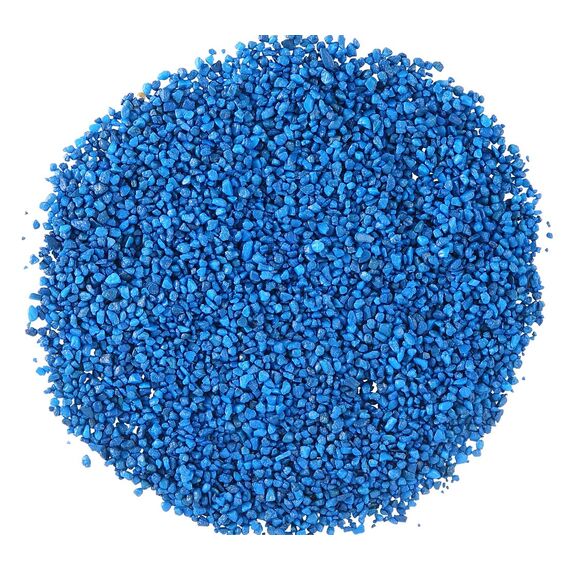 Dehner Aqua Aquarienkies, Körnung 2 - 4 mm, 5 kg, enzianblau