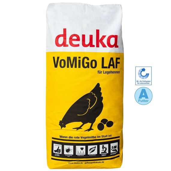 deuka VOMIGO Legemehl 25 kg Alleinfutter gegen die Rote Vogelmilbe