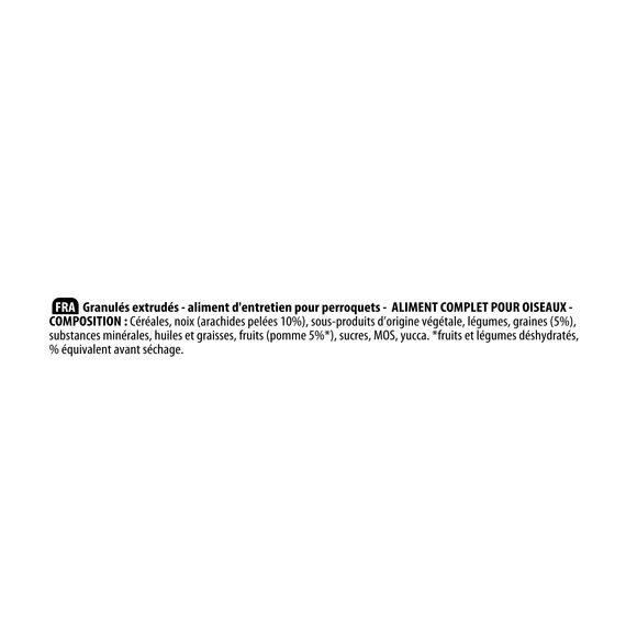 VERSELE-LAGA - NutriBird P15 Tropical - Extrudierte Pellets - Erhaltungsfutter für Papageien - Mehrfarbig - 3kg