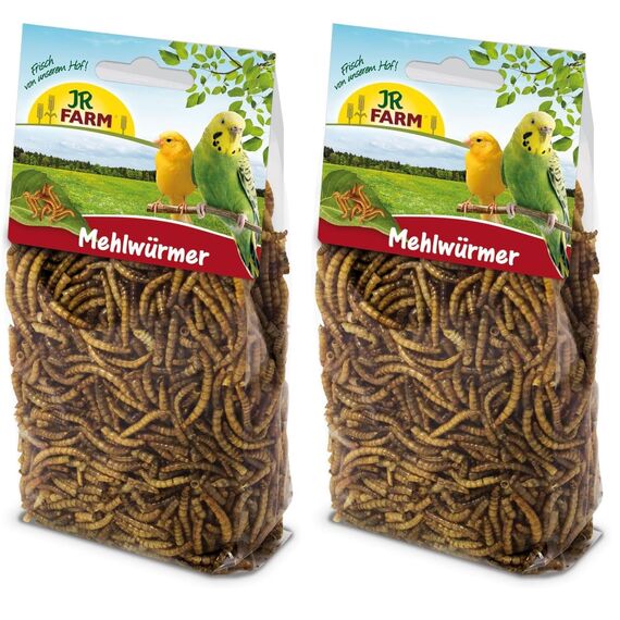 JR FARM Birds Mehlwürmer 25 g (Packung mit 2)